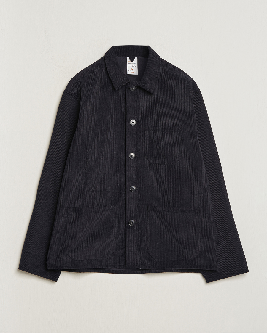 Herren | Hemden | Nudie Jeans | Buddy Corduroy Overshirt Navy