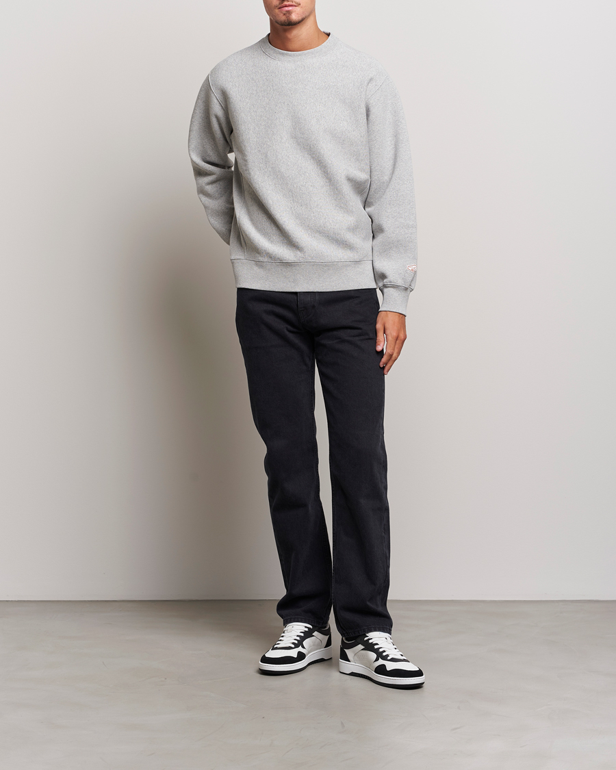 Herren | Pullover | Nudie Jeans | Hasse Crew Neck Sweatshirt Grey Melange