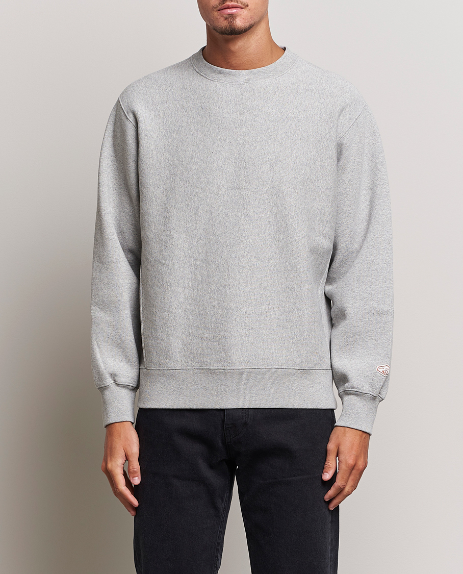 Herren | Contemporary Creators | Nudie Jeans | Hasse Crew Neck Sweatshirt Grey Melange