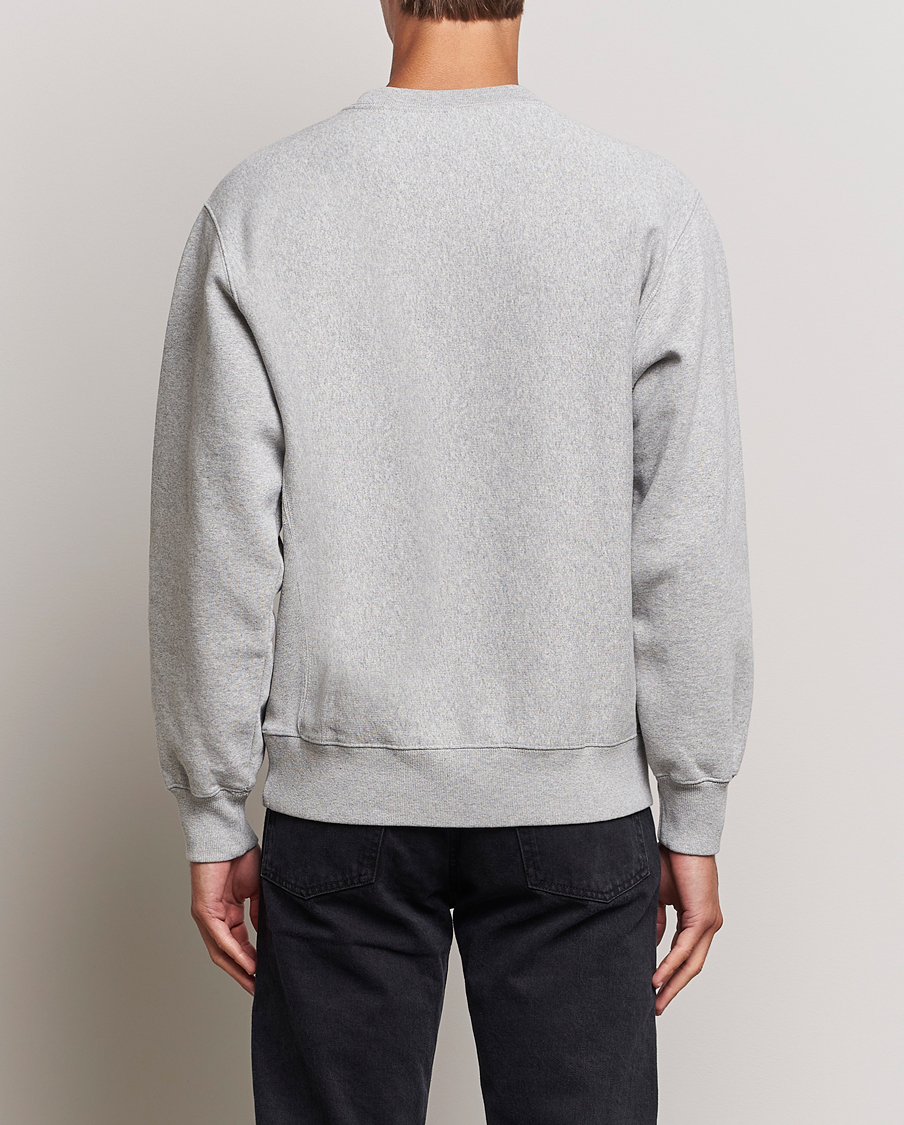 Herren | Pullover | Nudie Jeans | Hasse Crew Neck Sweatshirt Grey Melange