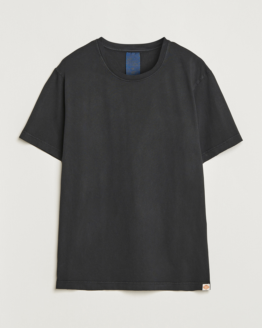 Herren | T-Shirts | Nudie Jeans | Uno Everyday Crew Neck T-Shirt Black