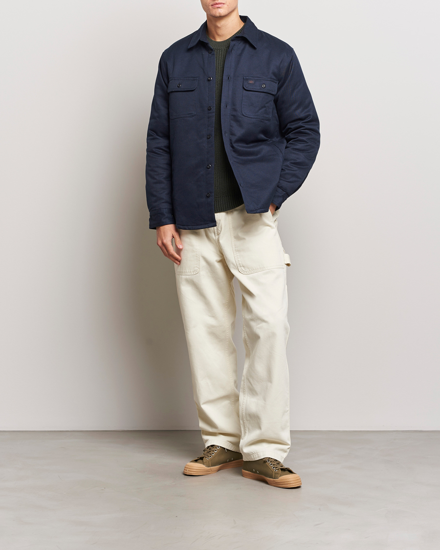 Herren | Jacken | Nudie Jeans | Glenn Padded Shirt Jacket Navy