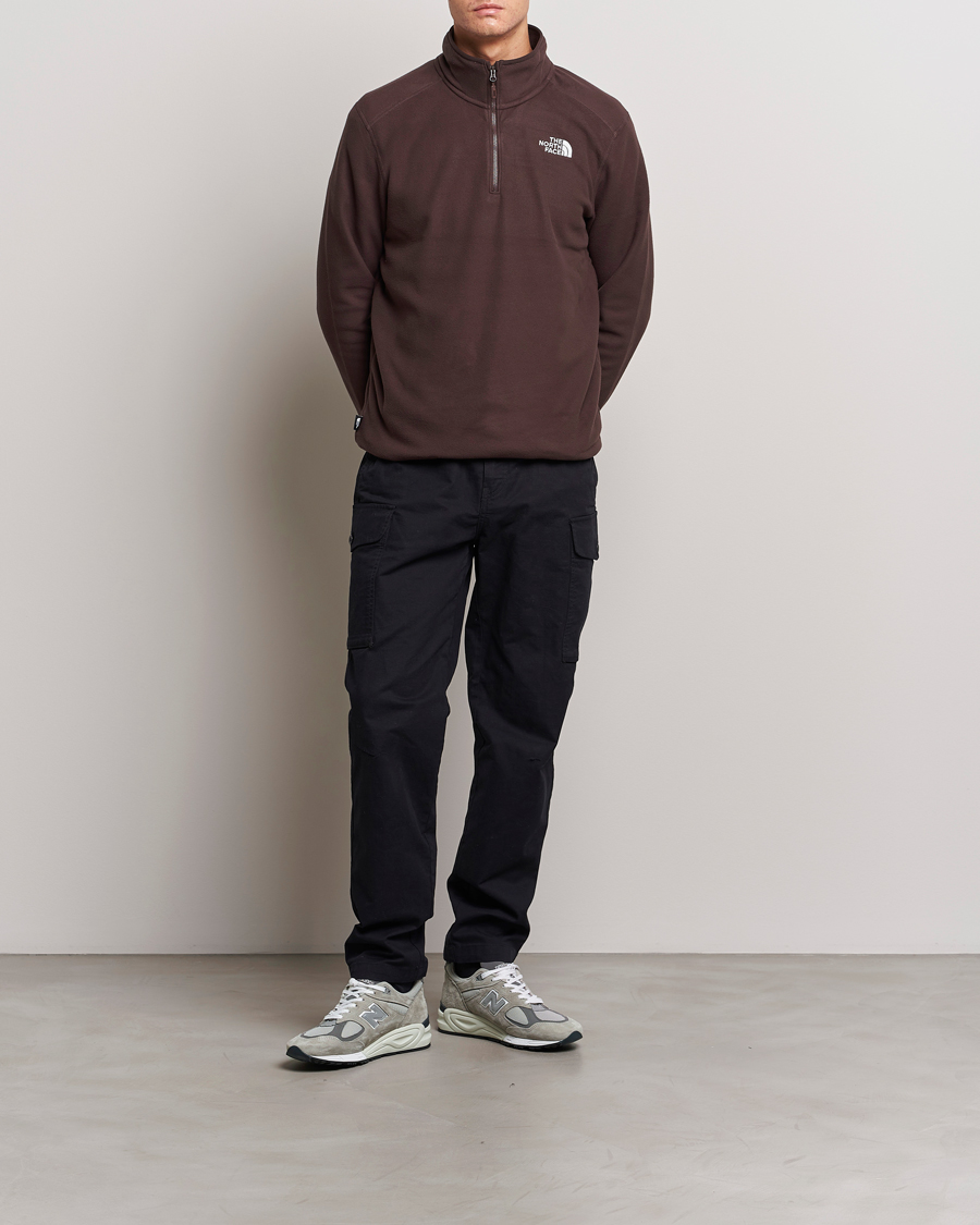 Herren | Pullover | The North Face | 100 Glacier 1/4 Zip Coal Brown