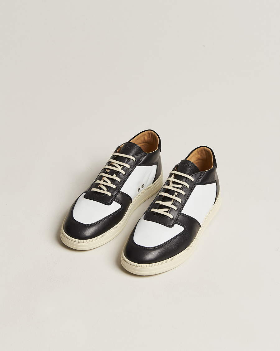 Herren | CQP Cingo Leather Sneaker Black/White | CQP | Cingo Leather Sneaker Black/White