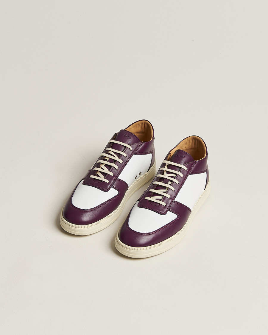 Herren | CQP | CQP | Cingo Leather Sneaker Eggplant/White