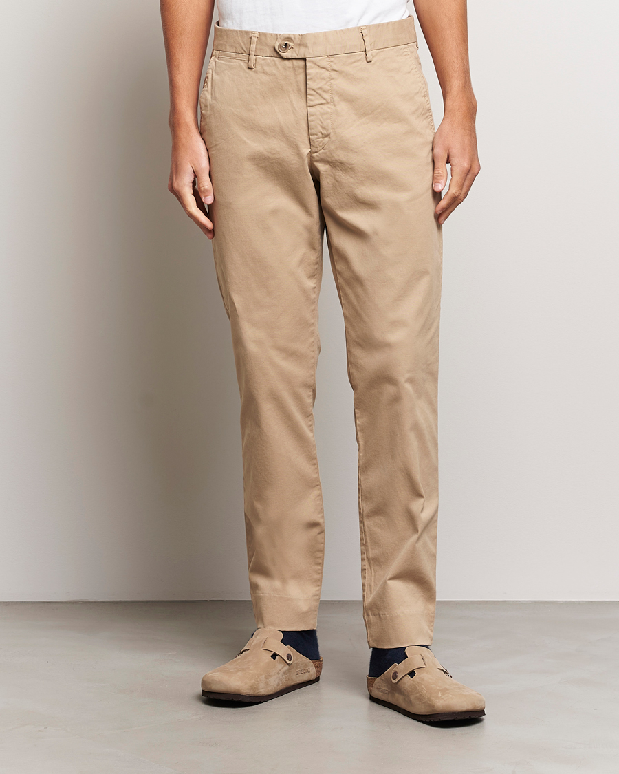 Herren | Sale | NN07 | Wilhelm Regular Fit Stretch Chinos Khaki