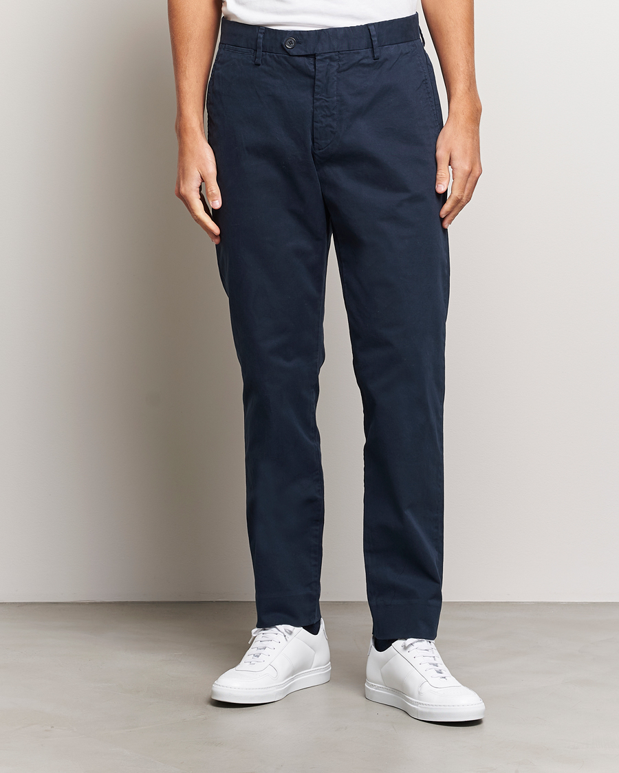 Men |  | NN07 | Wilhelm Regular Fit Stretch Chinos Navy Blue