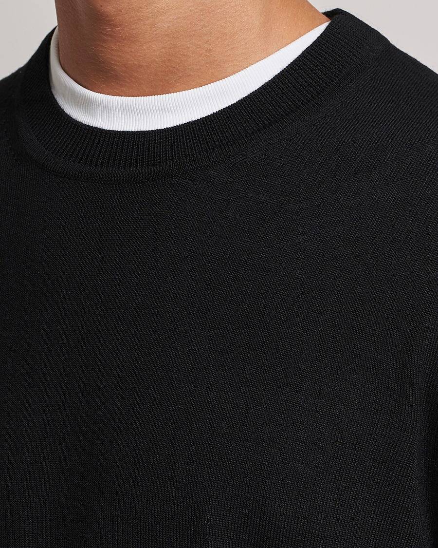 Herren | Pullover | NN07 | Ted Merino Crew Neck Pullover Black