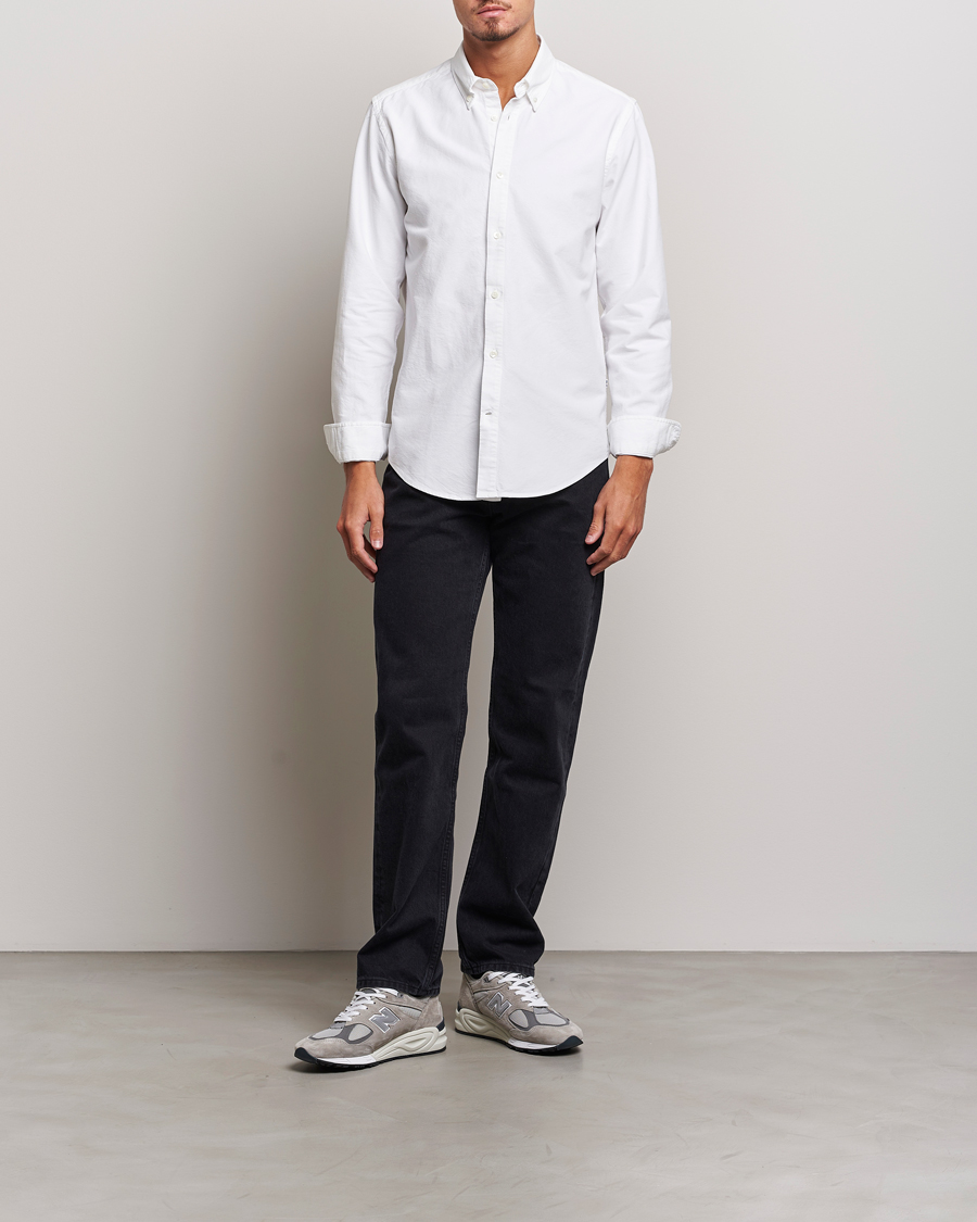 Herren | Hemden | NN07 | Arne Button Down Oxford Shirt White