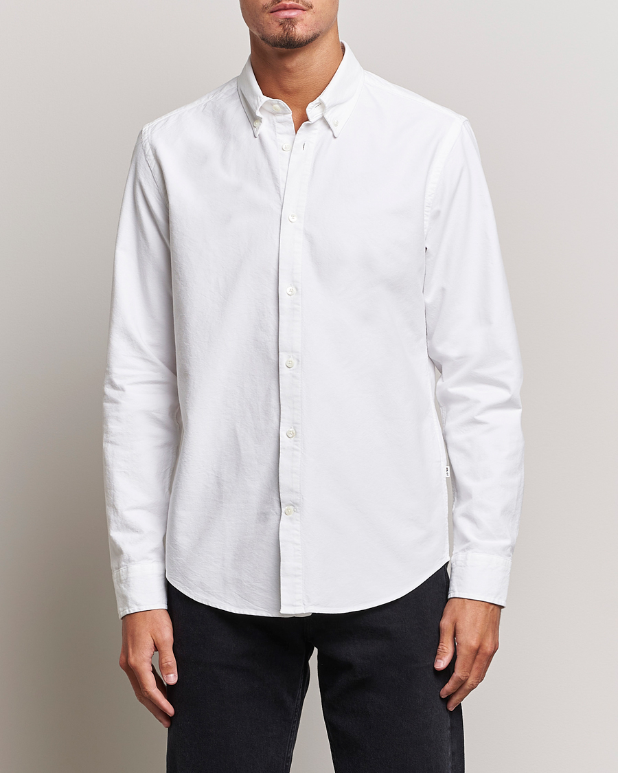 Herren | Oxfordhemden | NN07 | Arne Button Down Oxford Shirt White