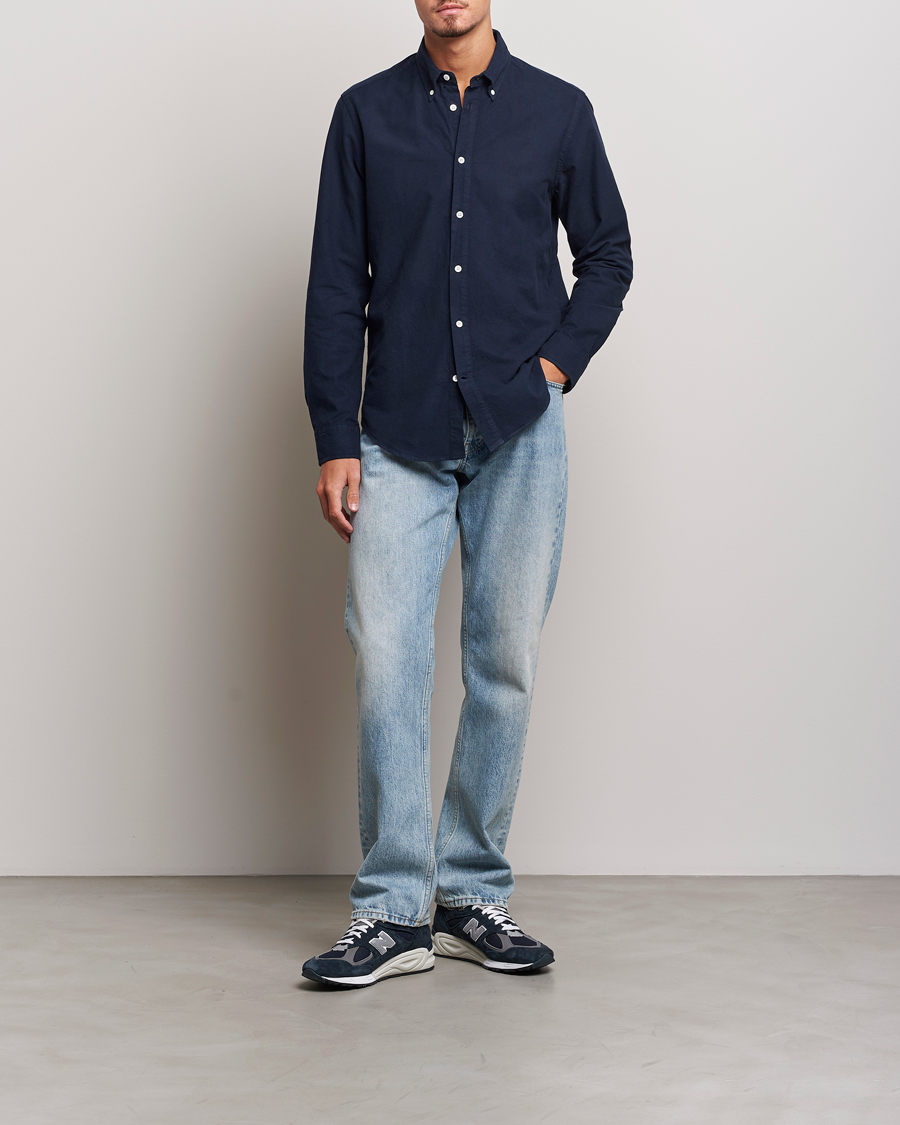 Herren | Hemden | NN07 | Arne Button Down Oxford Shirt Navy Blue