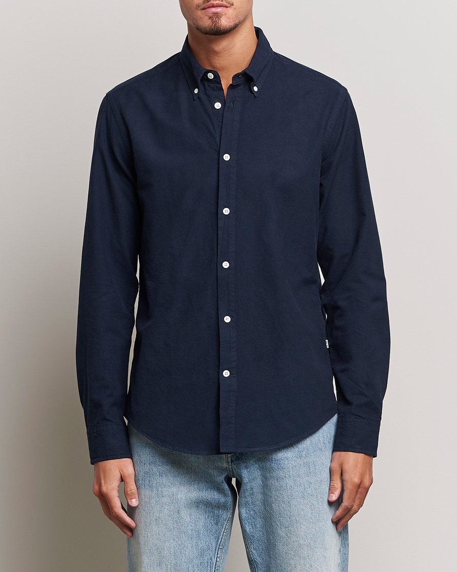 Herren |  | NN07 | Arne Button Down Oxford Shirt Navy Blue