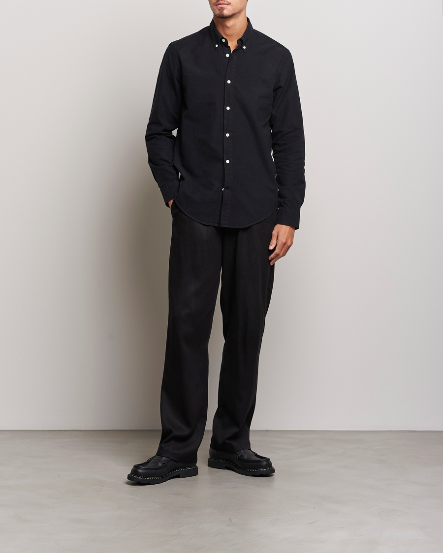 Herren | Hemden | NN07 | Arne Button Down Oxford Shirt Black