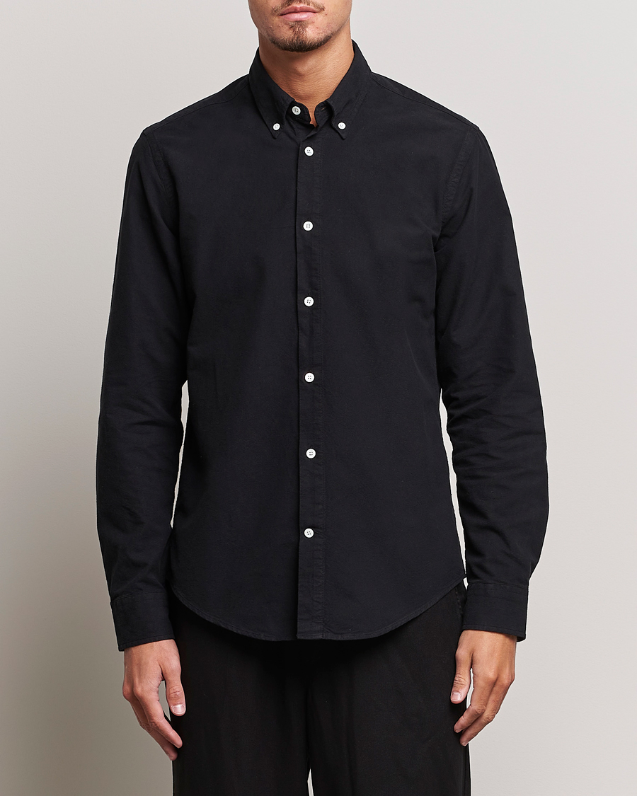 Herr |  | NN07 | Arne Button Down Oxford Shirt Black