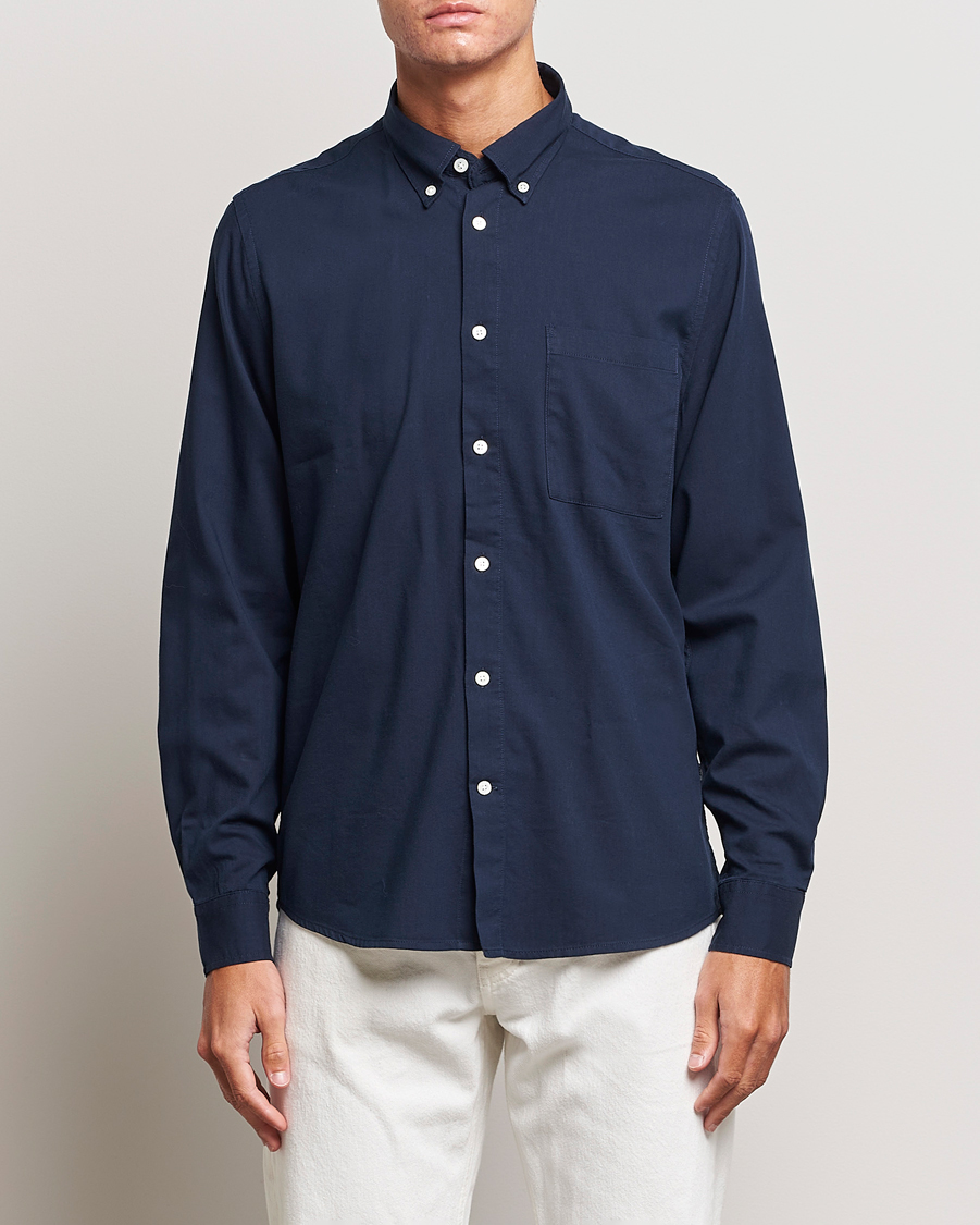 Herren |  | NN07 | Arne Tencel Shirt Navy Blue