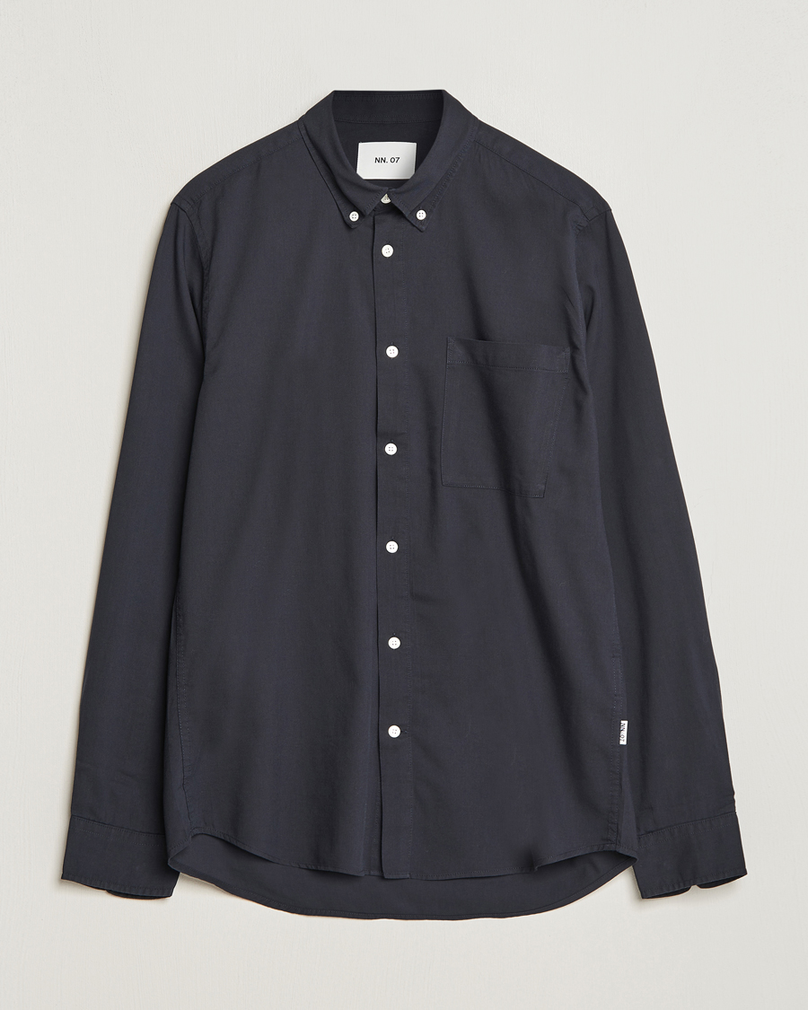 Herren | Hemden | NN07 | Arne Tencel Shirt Black