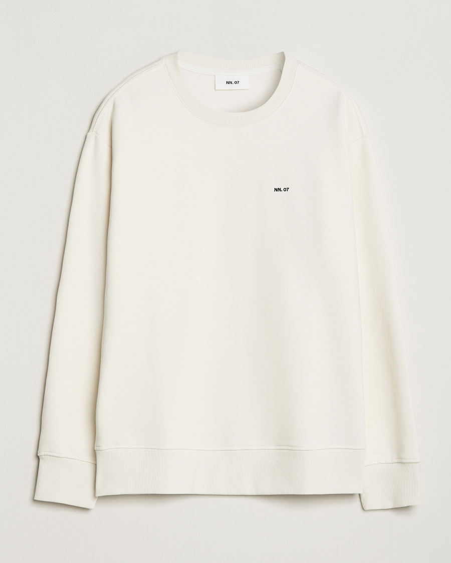 Herren | | NN07 | Briggs Logo Crew Neck Sweatshirt Off White