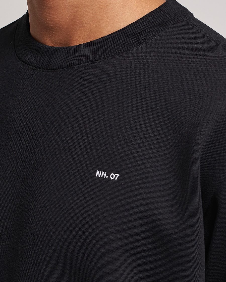 Herren | Pullover | NN07 | Briggs Logo Crew Neck Sweatshirt Black