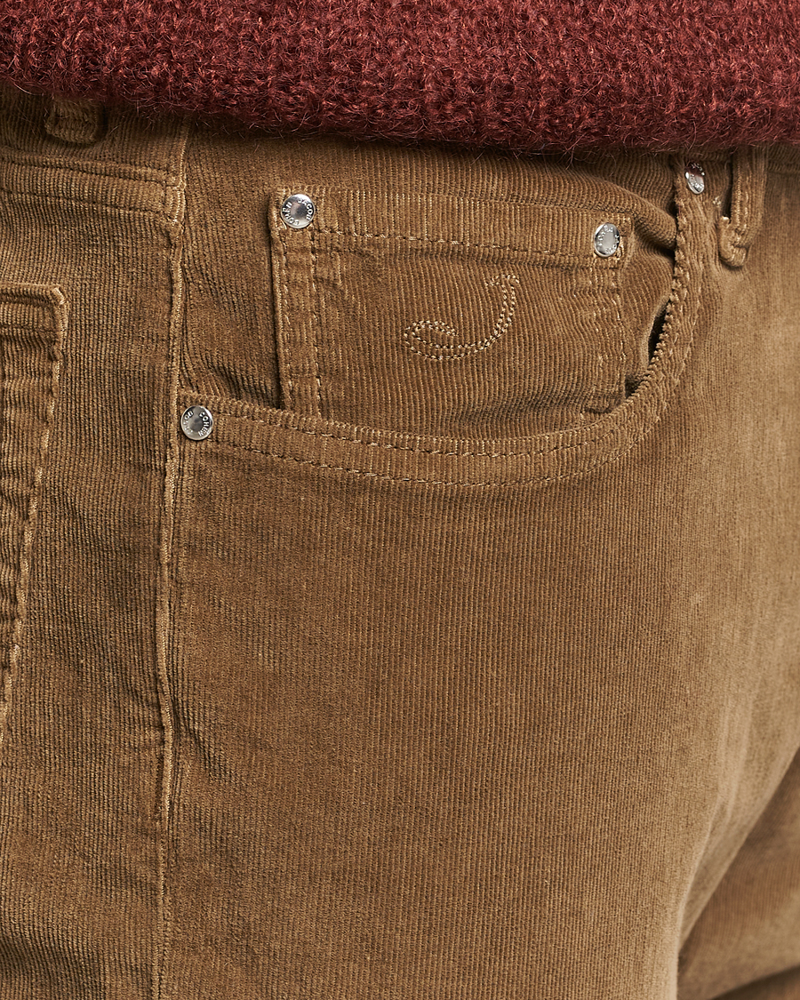 Herren | Hosen | Jacob Cohën | Bard 5-Pocket Corduroy Trousers Olive
