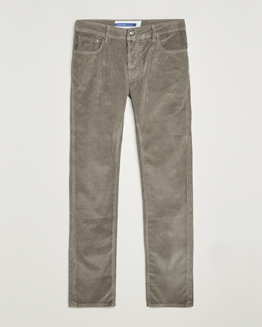Herren | Hosen | Jacob Cohën | Bard 5-Pocket Medium Corduroy Trousers Taupe
