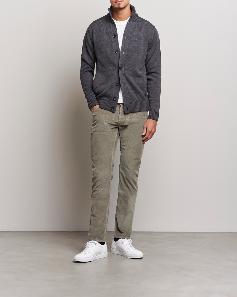 Herren | Hosen | Jacob Cohën | Bard 5-Pocket Medium Corduroy Trousers Taupe