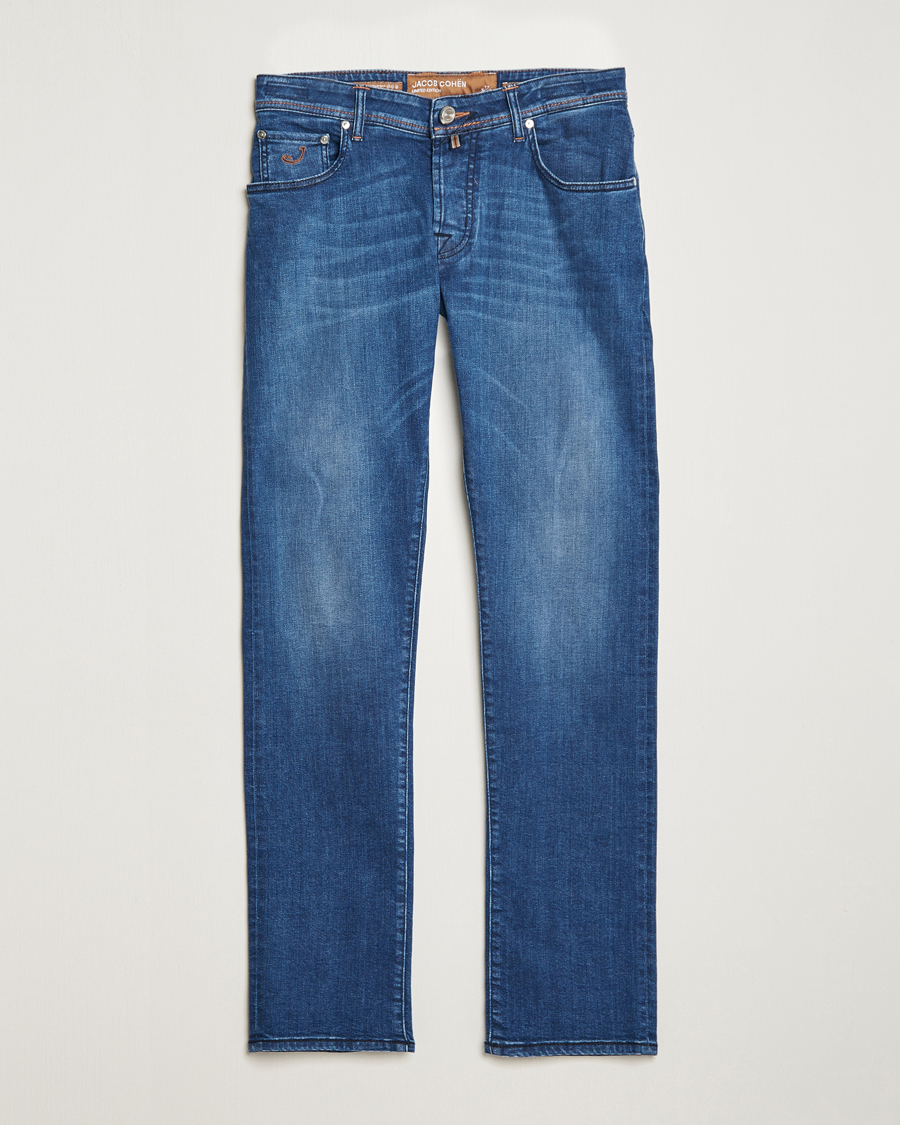 Herren | Slim fit | Jacob Cohën | Nick Limited Edition Slim Fit Jeans Mid Blue