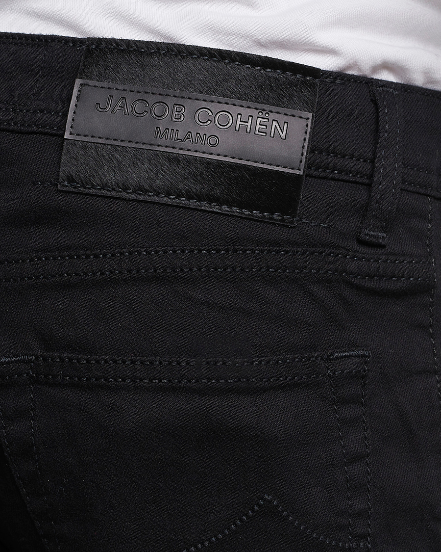 Herren | Jeans | Jacob Cohën | Nick Slim Fit Stretch Jeans Stay Black
