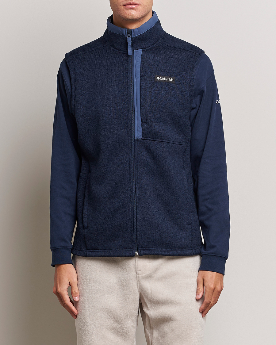 Herren | Pullover | Columbia | Sweater Weather Fleece Vest Navy Heather