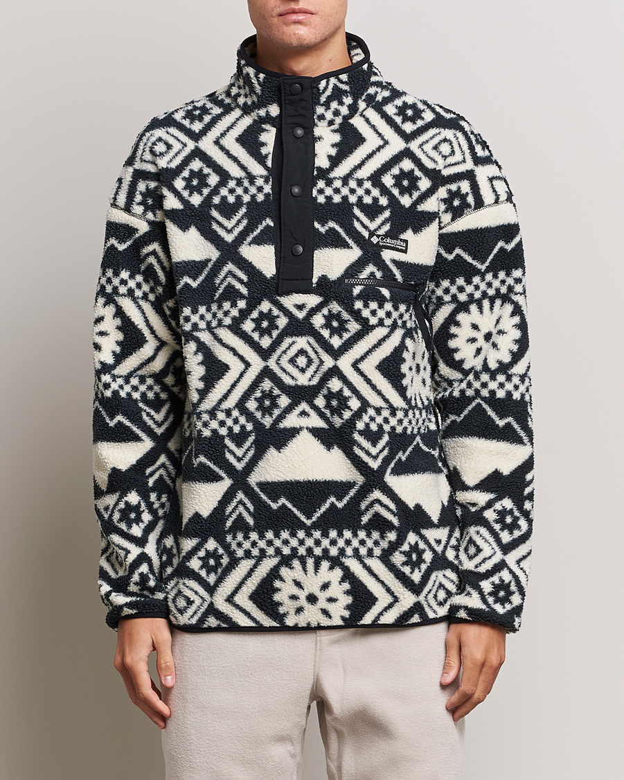Herren |  | Columbia | Helvetia Half Snap Fleece Black Checkered