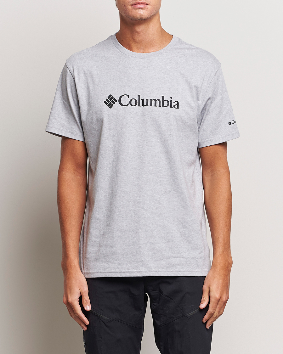 Herren | Columbia | Columbia | Organic Cotton Basic Logo T-Shirt Grey Heather