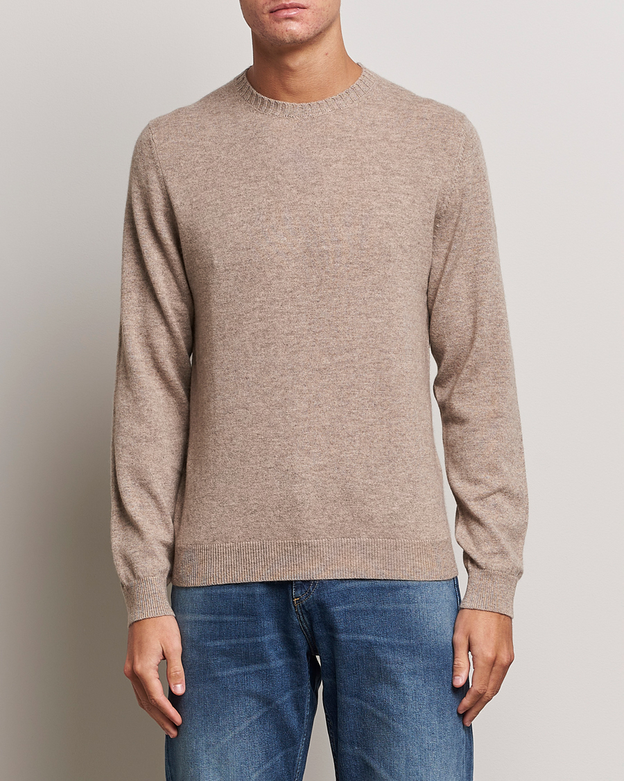 Herren |  | Stenströms | Cashmere Crewneck Beige