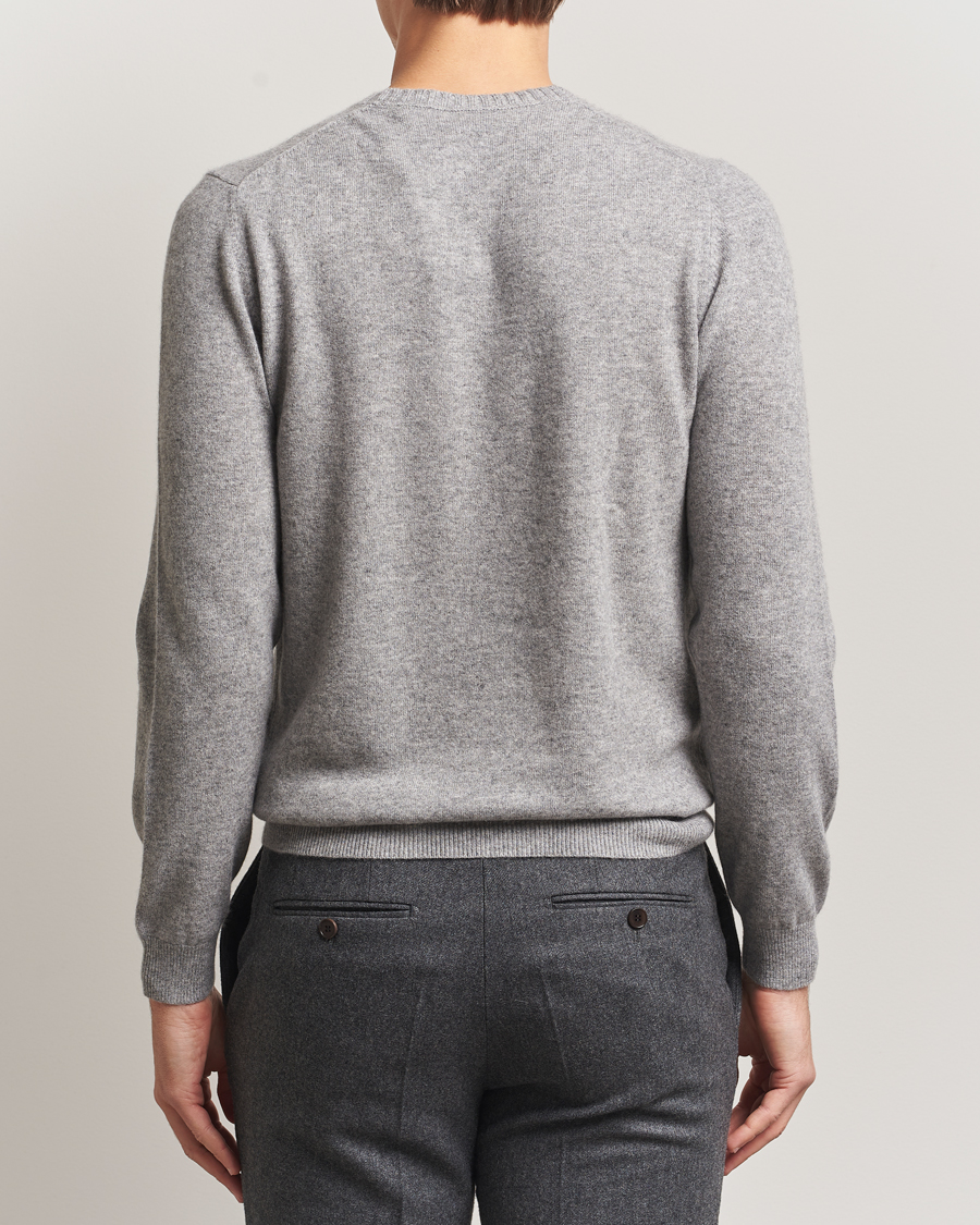 Herren | Pullover | Stenströms | Cashmere Crewneck Grey