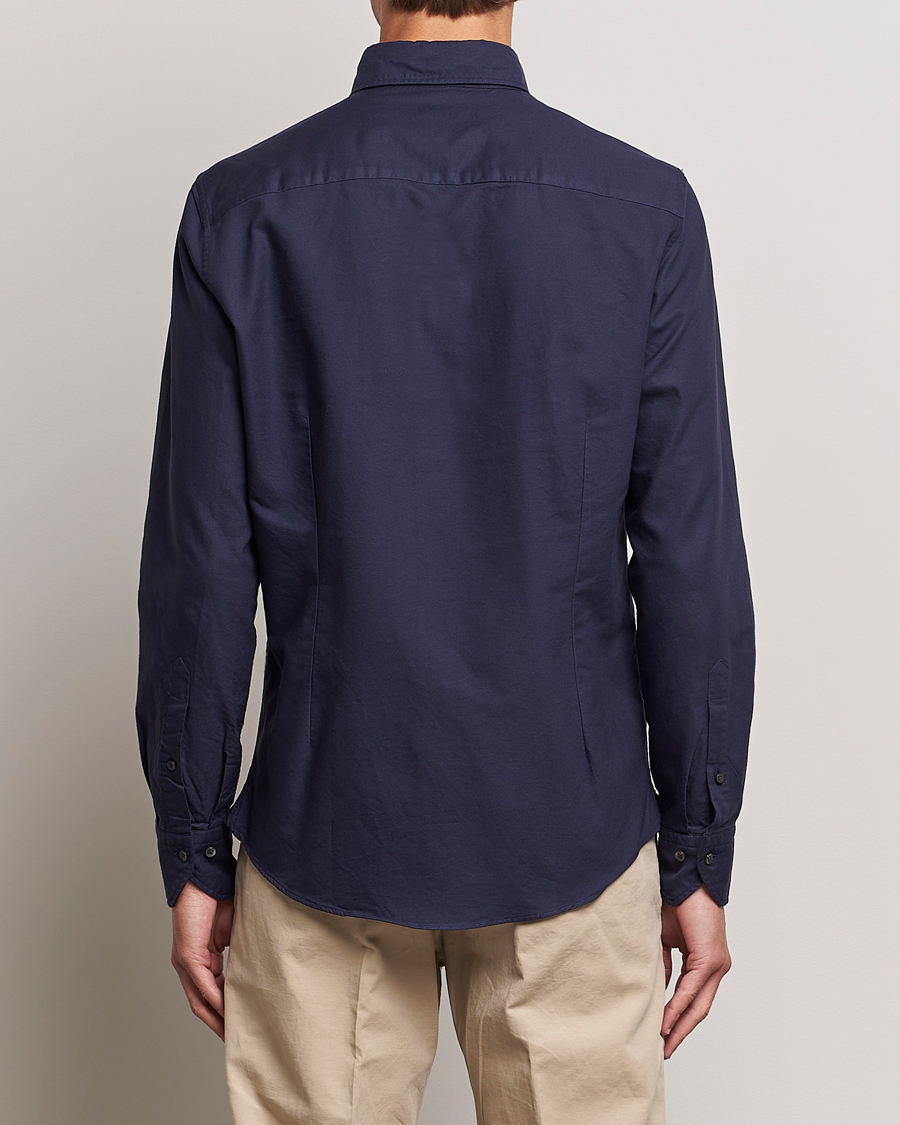 Herren | Hemden | Stenströms | Slimline Oxford Shirt Navy