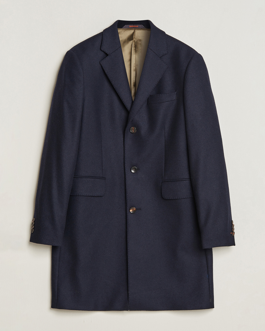 Herren | Jacken | Morris | Wool Coat Navy