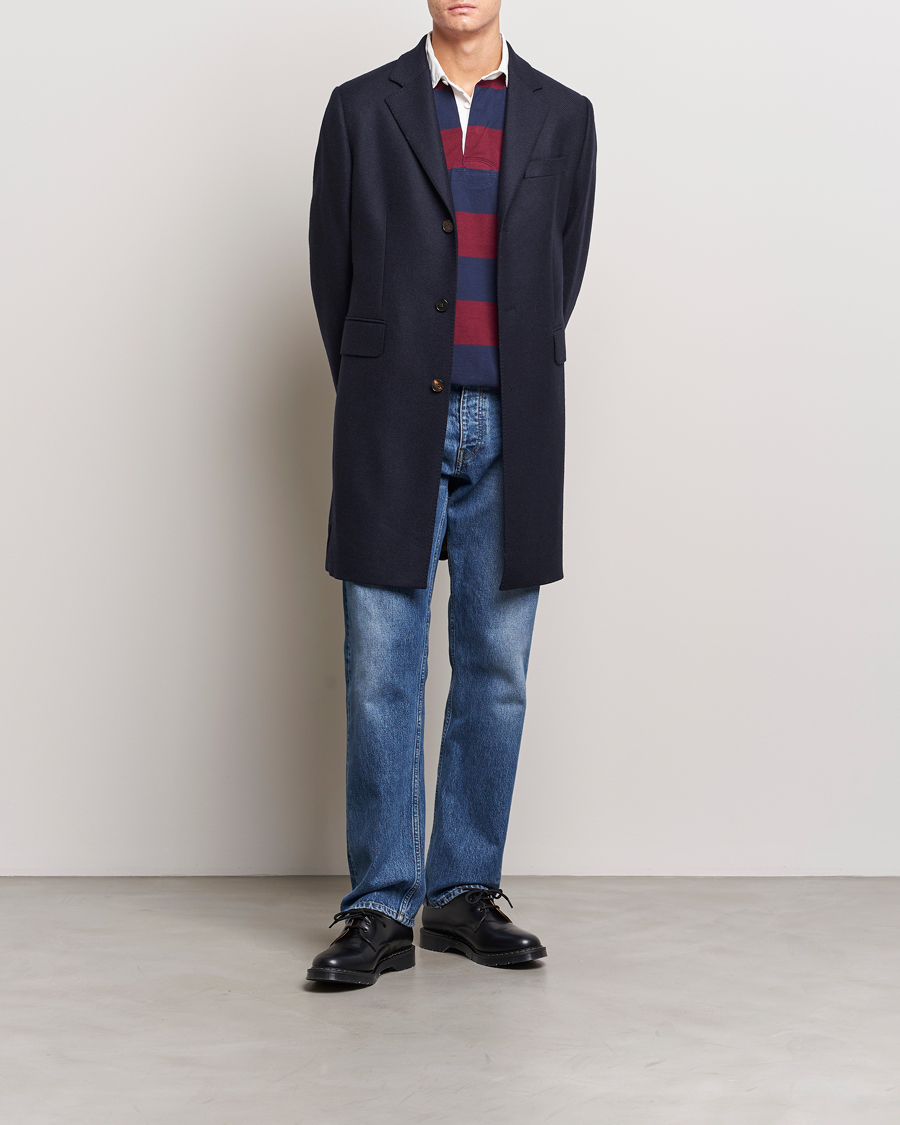 Herren | Jacken | Morris | Wool Coat Navy