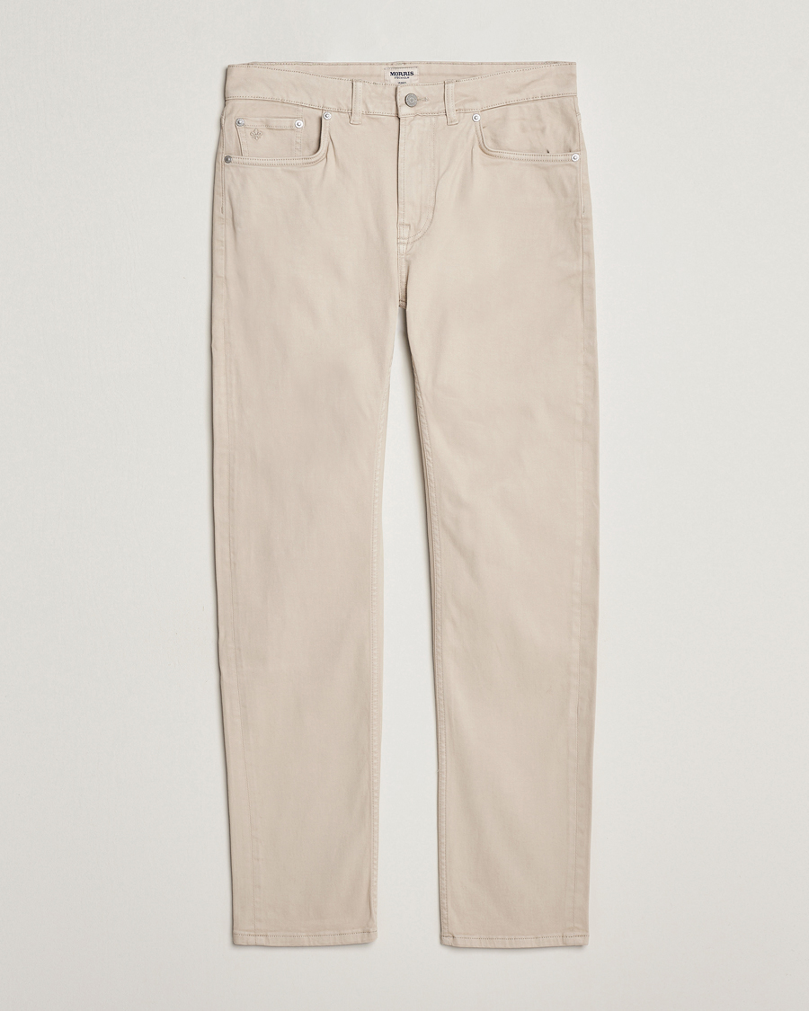 Herren | Hosen | Morris | James Brushed 5-Pocket Pant Khaki