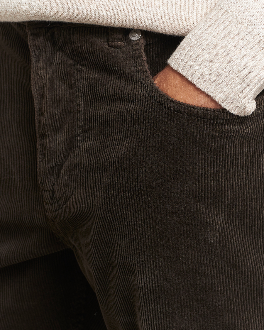 Herren | Hosen | Morris | James Corduroy 5-Pocket Pant Dark Brown