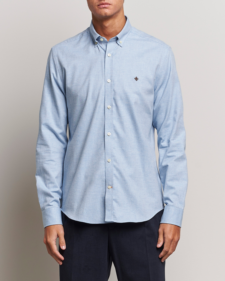 Herren |  | Morris | Watts Flanell Shirt Light Blue