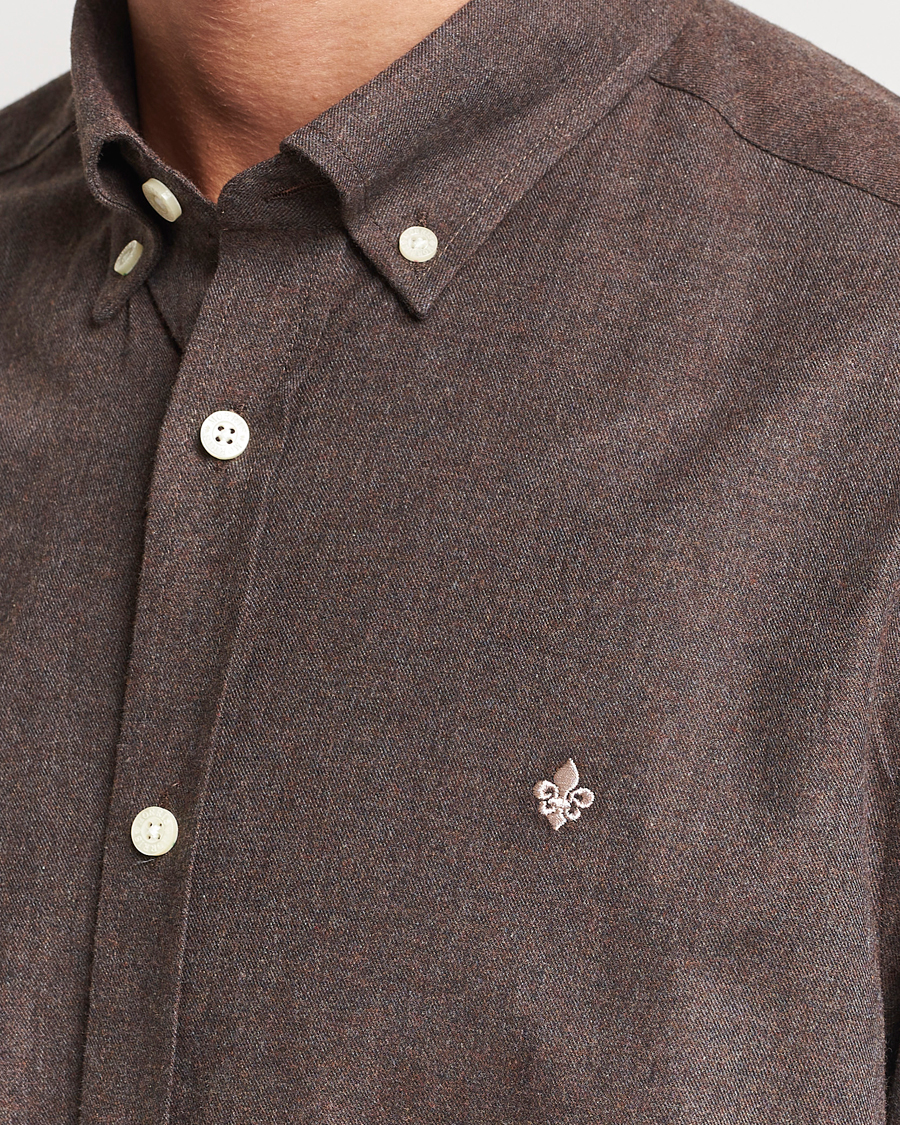 Herren | Hemden | Morris | Watts Flanell Shirt Brown