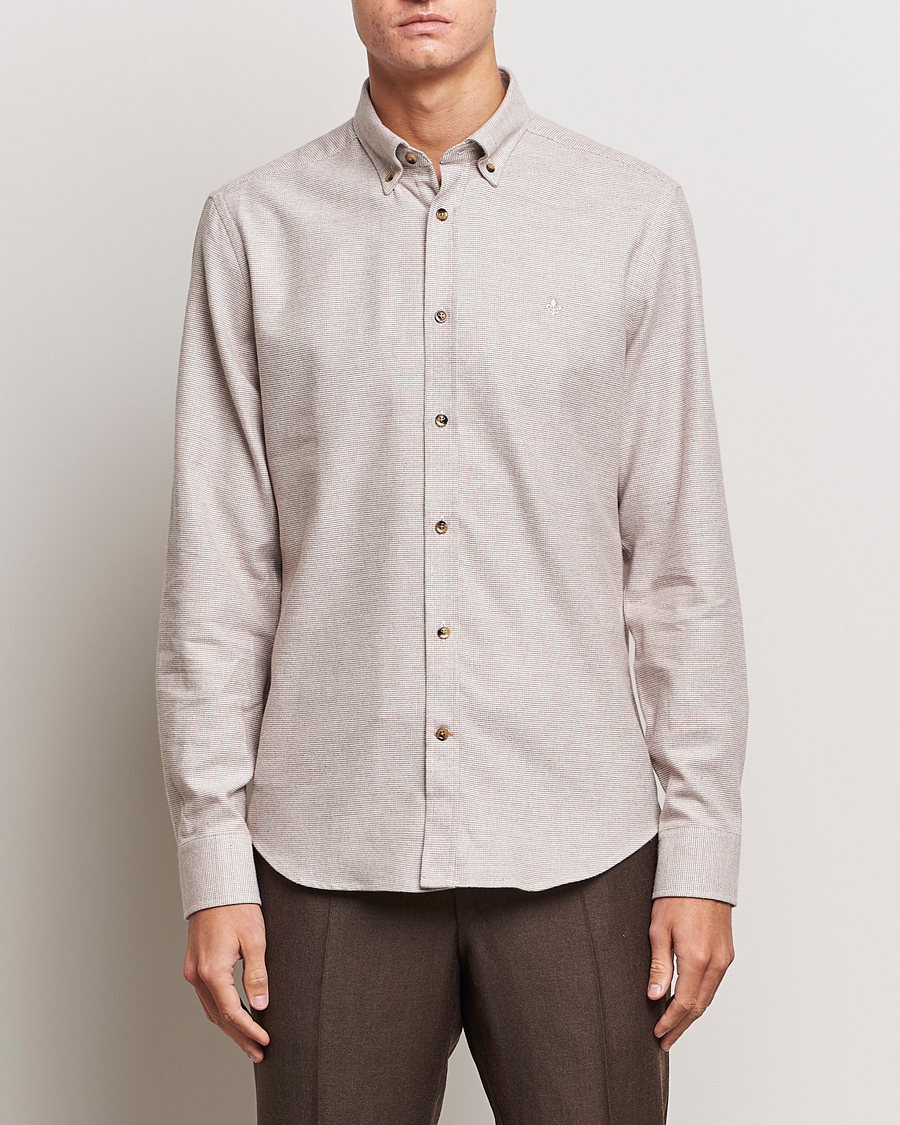 Herren | Hemden | Morris | Flanell Check Shirt Khaki