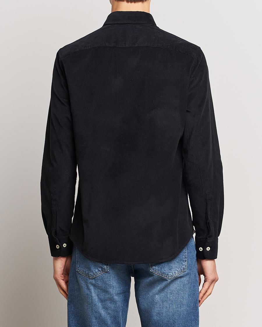 Herren | Hemden | Morris | Douglas Corduroy Shirt Black
