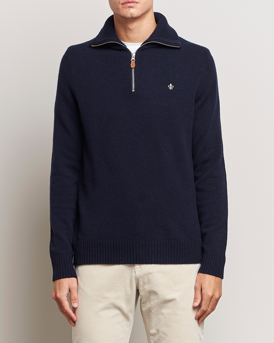 Herren |  | Morris | Newton Half Zip Navy