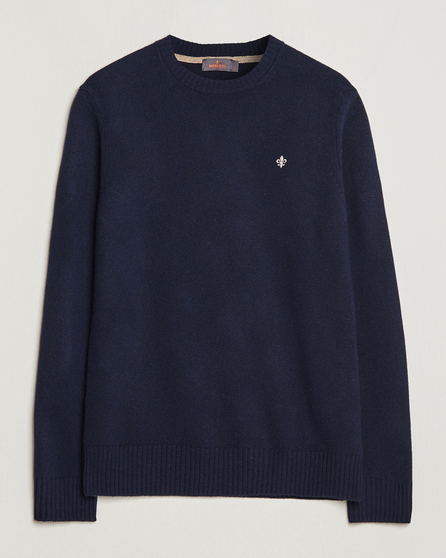 Herren | Pullover | Morris | Newton Crew Neck Navy