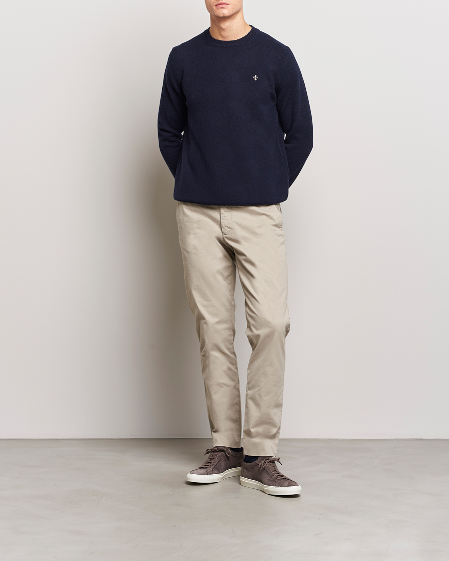 Herren | Pullover | Morris | Newton Crew Neck Navy