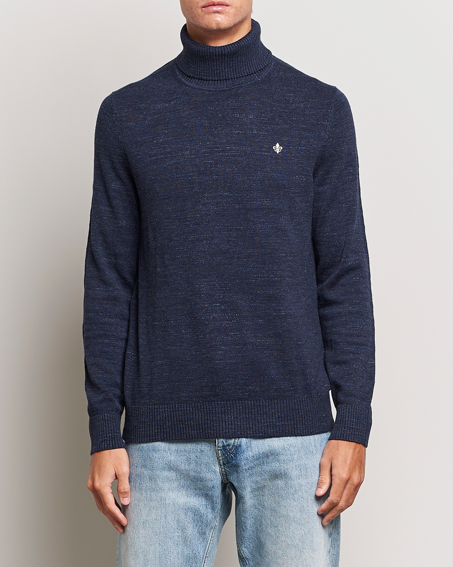 Herren |  | Morris | Randal Heavy Cotton Rollneck Navy