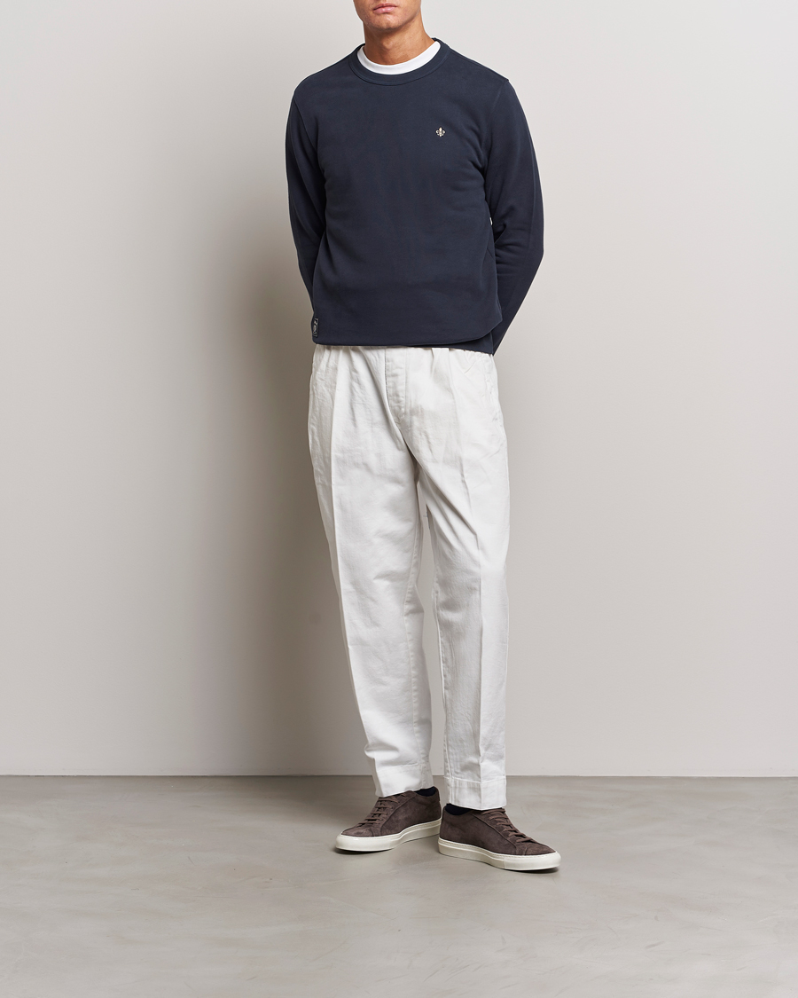 Herren | Pullover | Morris | Brandon Lily Sweatshirt Old Blue