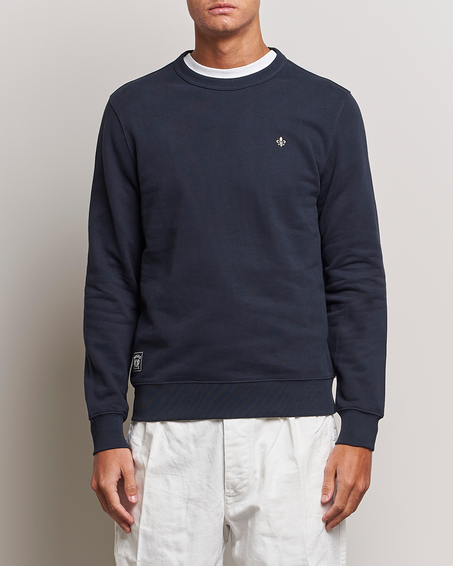 Herren | Pullover | Morris | Brandon Lily Sweatshirt Old Blue