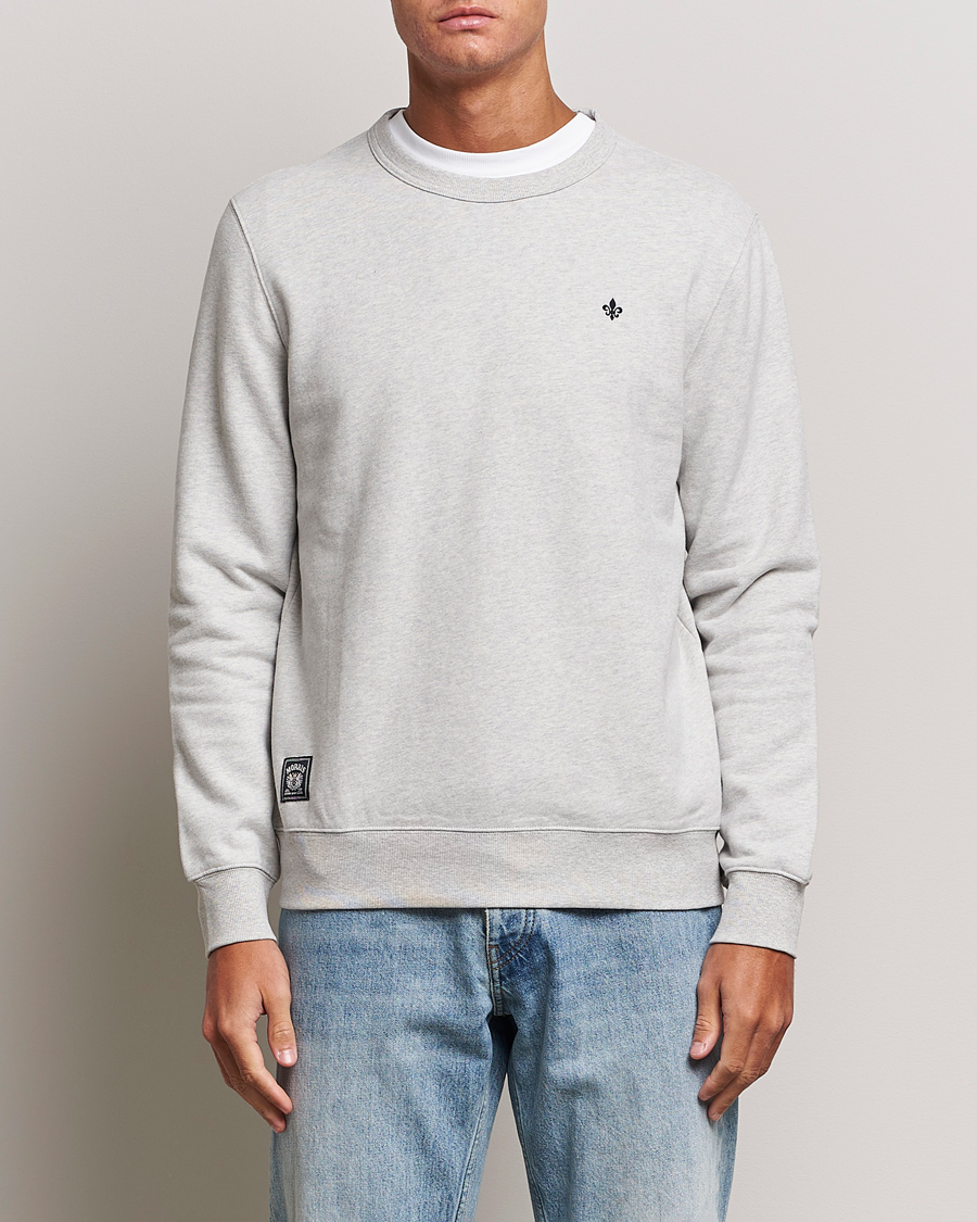 Herren | Graue Sweatshirts | Morris | Brandon Lily Sweatshirt Grey
