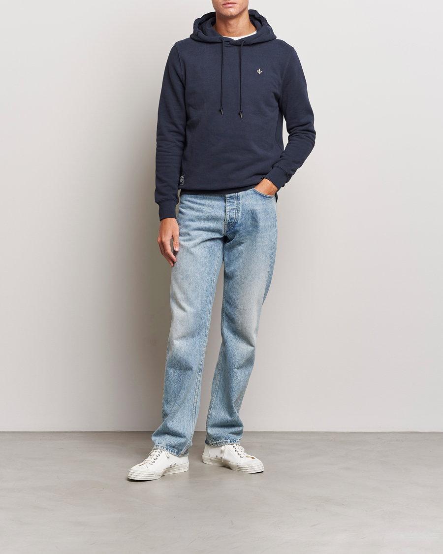 Herren | Pullover | Morris | Brandon Lily Hoodie Old Blue