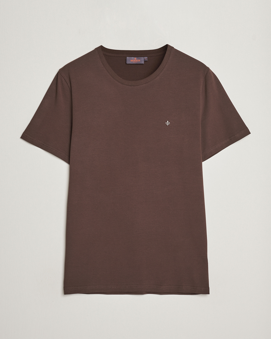 Herren | T-Shirts | Morris | James Crew Neck T-shirt Brown